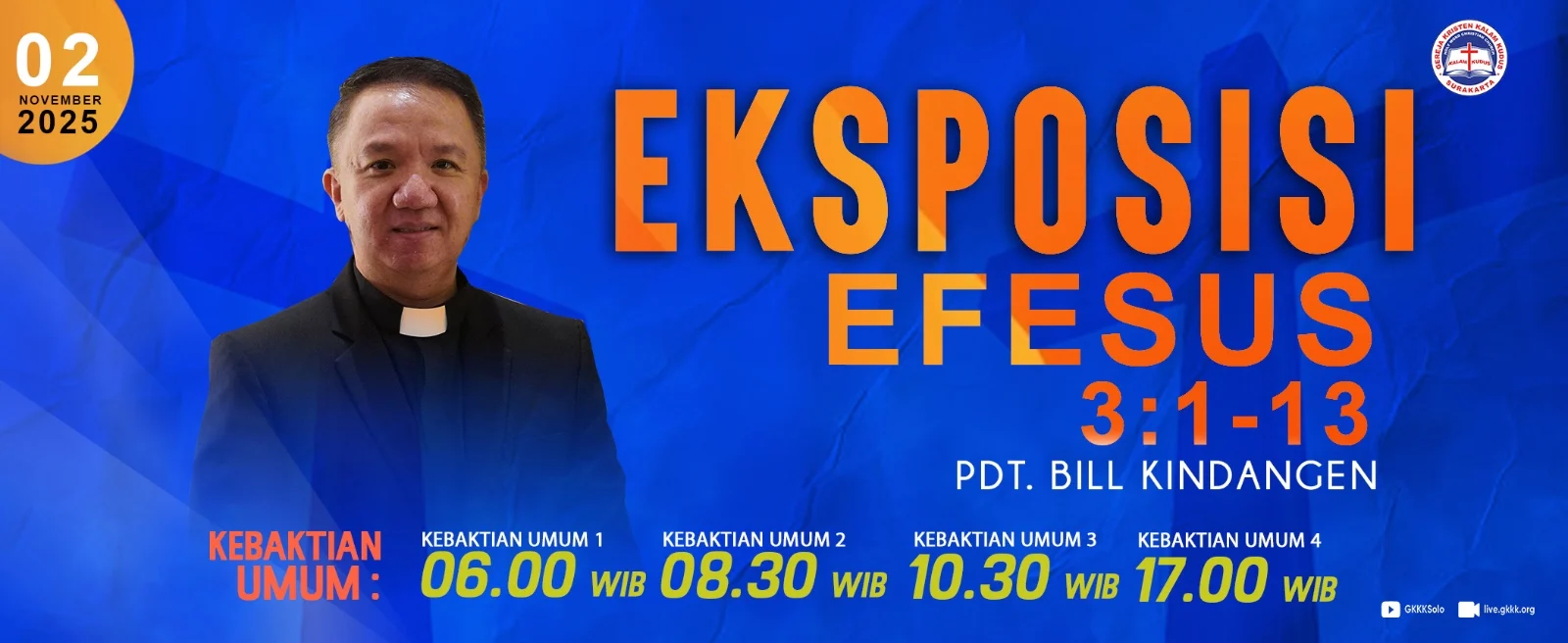 Kebaktian Umum 2 November 2025