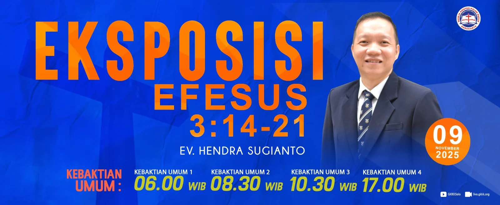 Kebaktian Umum 9 November 2025